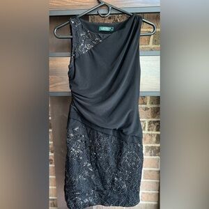 Black Ralph Lauren Cocktail Dress, Size 6P
